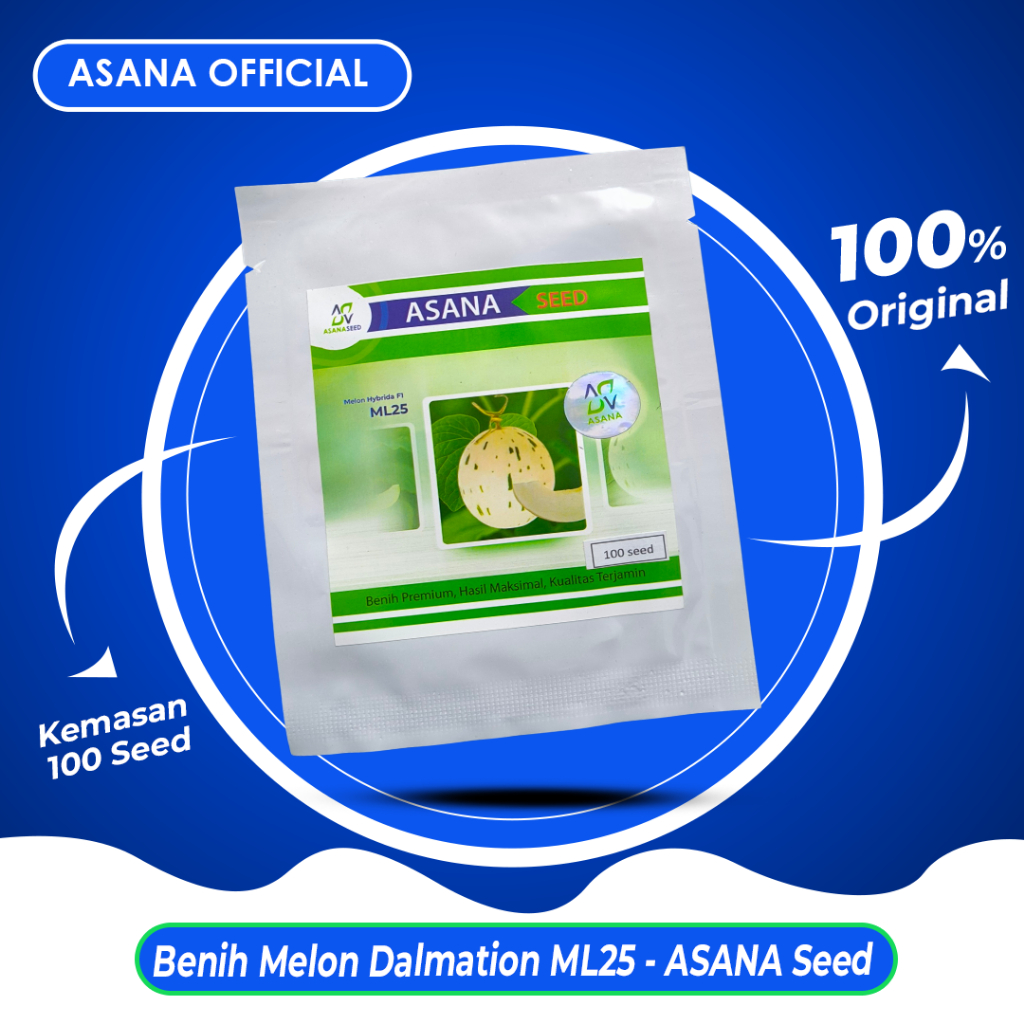 Benih Melon Dalmation ML25 ASANA isi 100 Seed