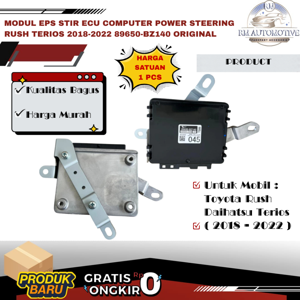 Modul Eps Stir Ecu Computer Power Steering Rush Terios 2018-2022 89650-BZ140 Original