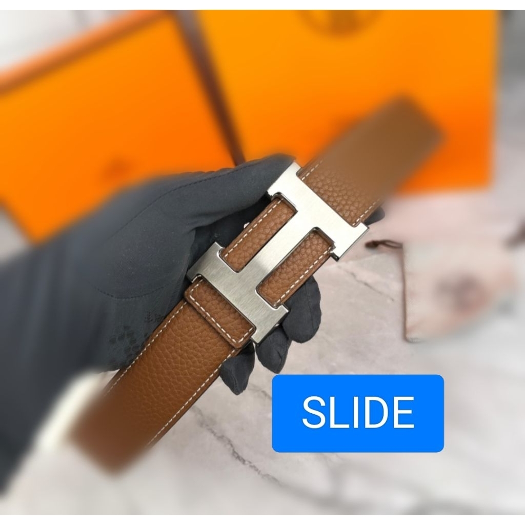 MEN BELT SABUK IKAT PINGGANG BRANDED PRIA H'M 0911 LEATHER MIROR