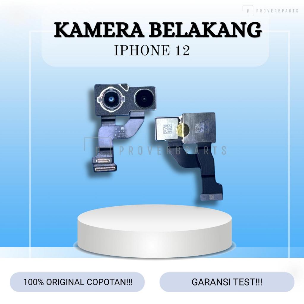 KAMERA BELAKANG IPHONE 12 ORIGINAL COPOTAN
