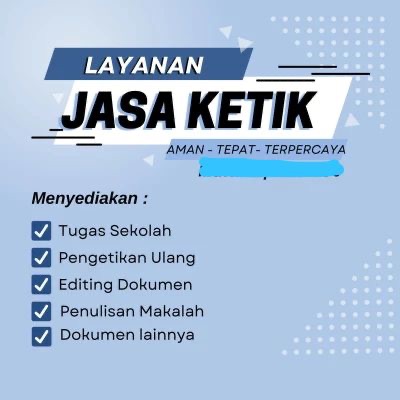 Jasa ketik word murah