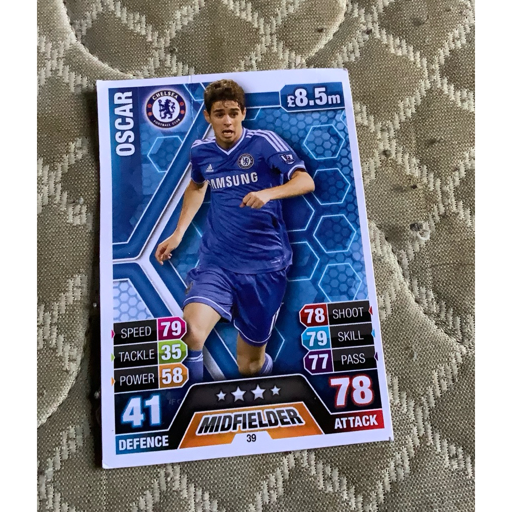 Match Attax Blue Trading Card