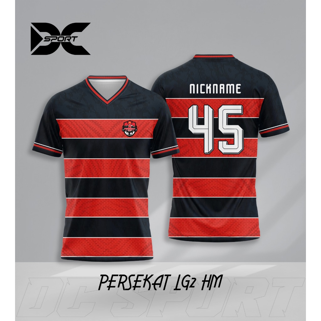 Jersey Harian/Olahraga Dryfit FullPrint Free Nama Liga Indonesia Persekat (PERSEKAT LG2 HM)