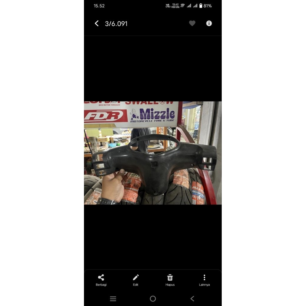 Cover Batok Belakang(Speedometer) Honda Kirana