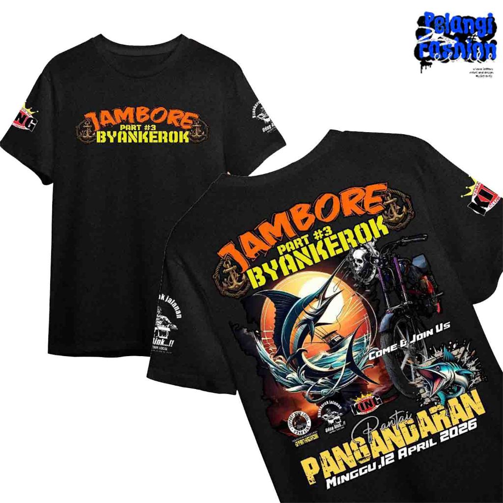Kaos RX King Jambore Byankerok Part#3 / T-Shirt Byankerok Jalanan Anniversary YRCC