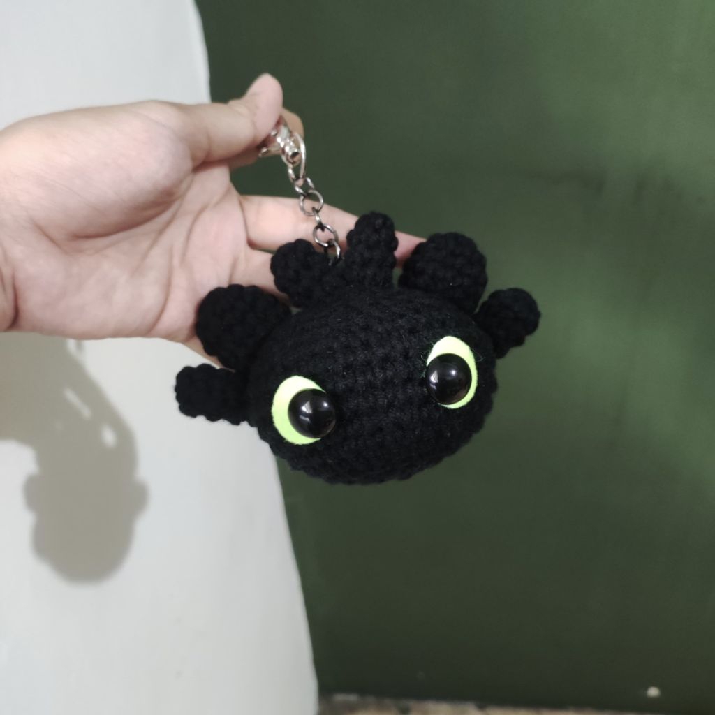 Amigurumi Toothless / Boneka Rajut Toothless