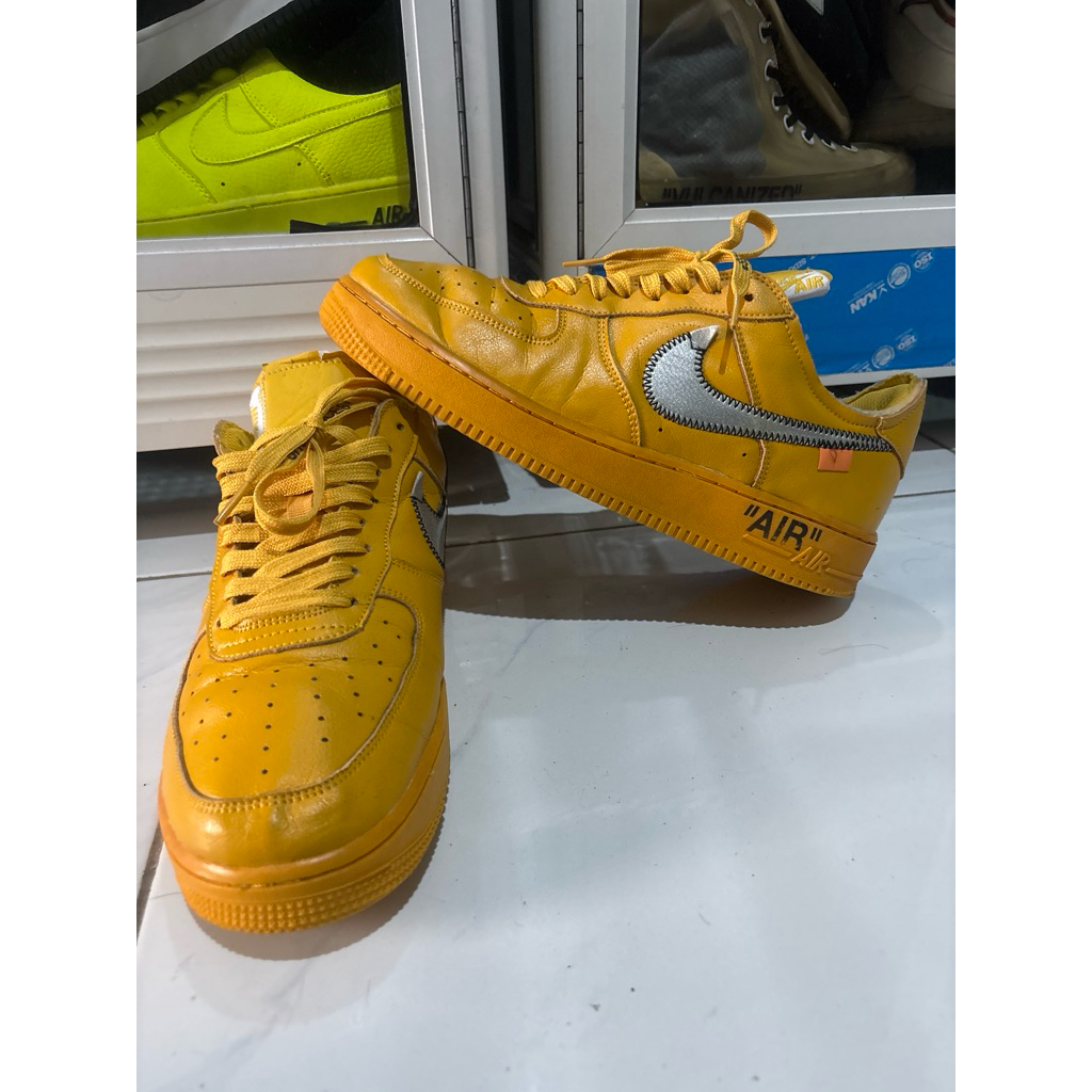 Nike AF 1 Low Off-White "YELLOW" size 43/27.5cm