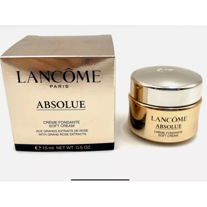 LANCOME Absolue Creme Fondante Soft Cream 15ml Original  Regenerasi Krim Lembut Pelembab