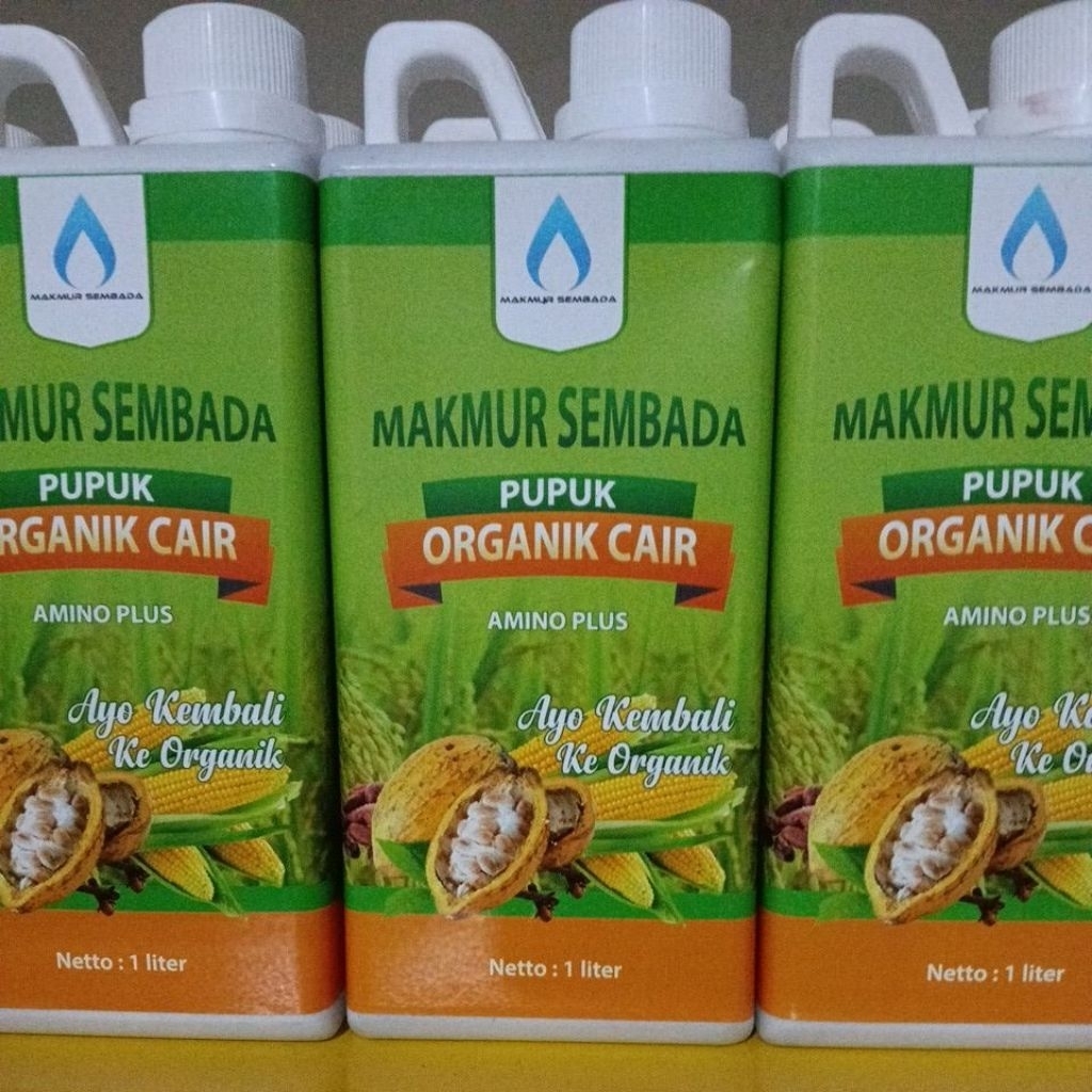 pupuk organik amino plus makmur sembada 1liter penyubur tanaman