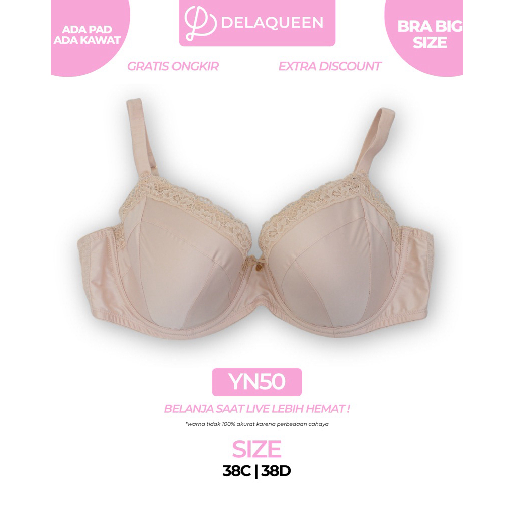 Delaqueen | Bra Big Size Bra Jumbo 38C 38D YN50