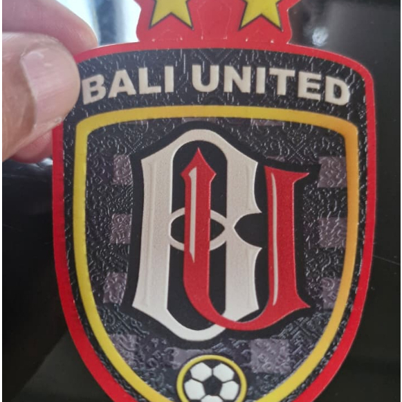 LOGO BALI UNITED BRI LIGA 1 INDONESIA 3d Patch Timbul - Bisa Tempel Pakai Setlika