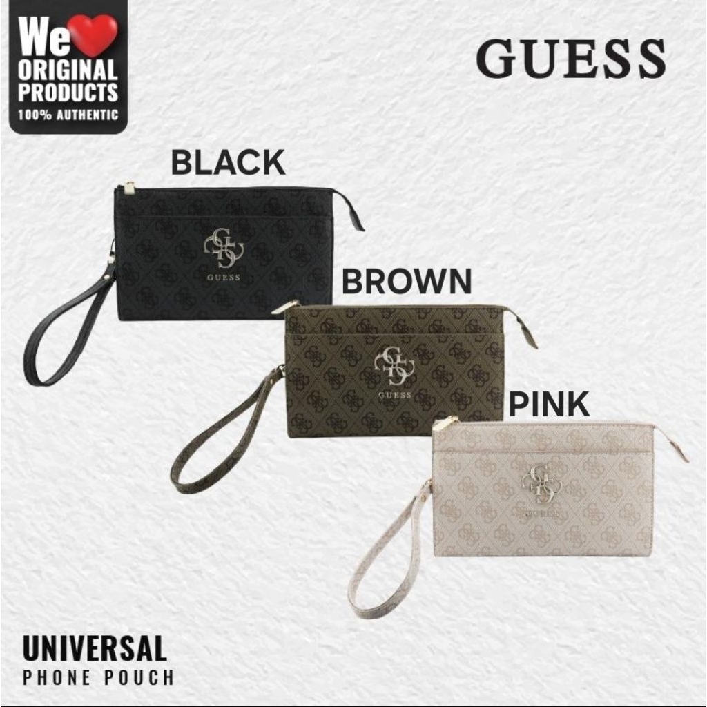 Universal Pouch Phone - GUESS PU Big 4G Logo Crossbody Mini Bag - 100% ORIGINAL