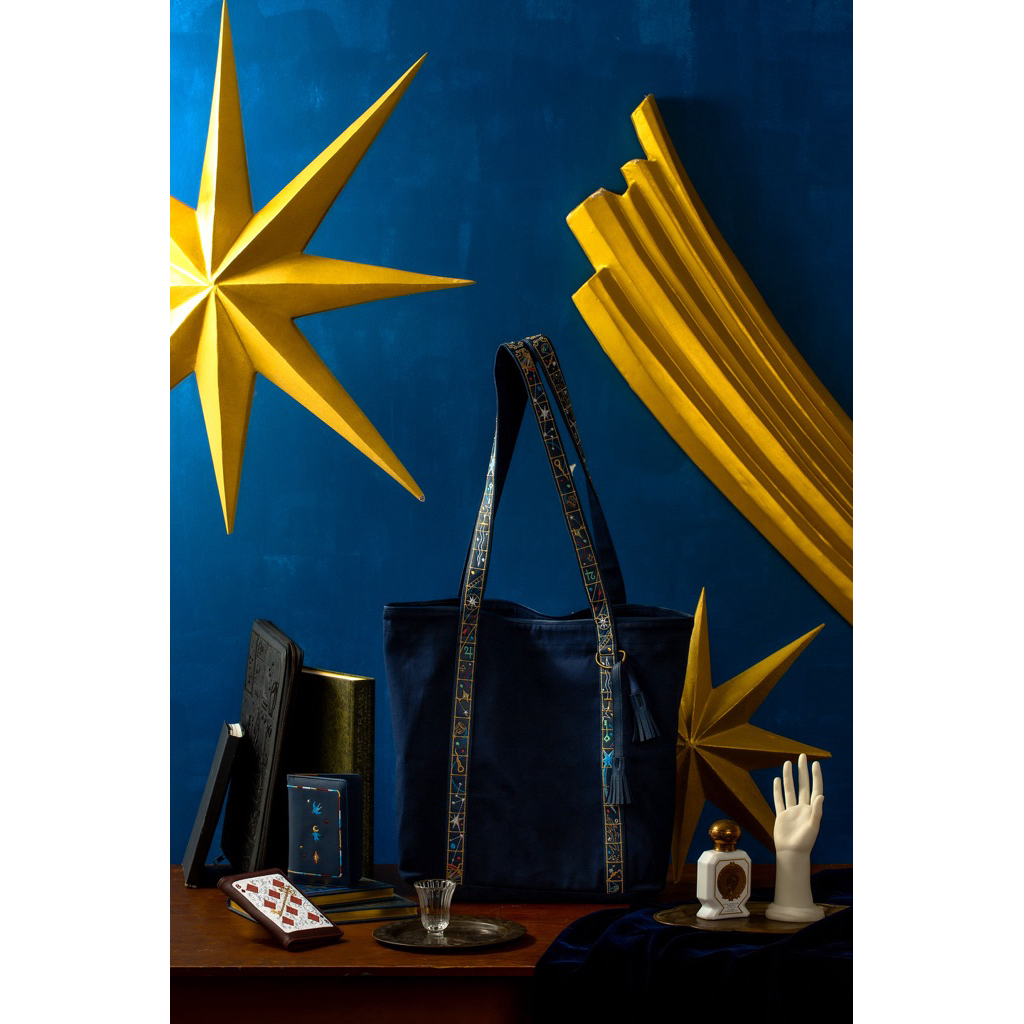 Galaxia Porter Embroidered Canvas Totebag & Travel Bag