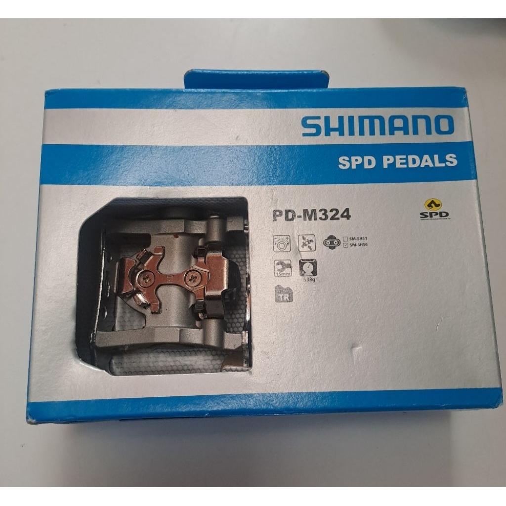 PEDAL SHIMANO CLEAT MTB DEORE PD-M324 TREKKING PEDAL SHIMANO ORIGINAL