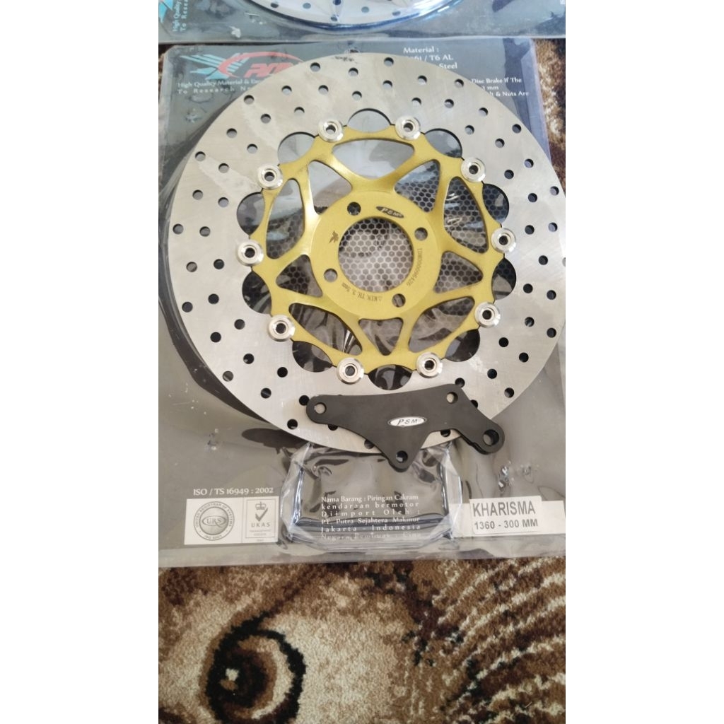 piringan PSM original uk 300 untuk supra125/kharisma