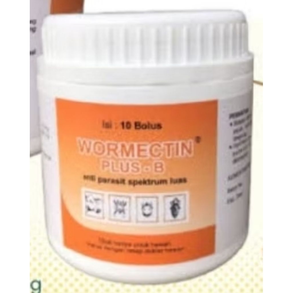 Wormectin plus b obat hewan obat parasit