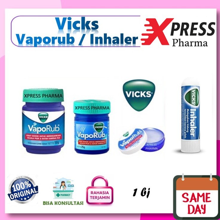 XPRESS  10 g Vicks VapoRub Gosok Anak Vapo Rub Vick Balsem Viks Inhaler
