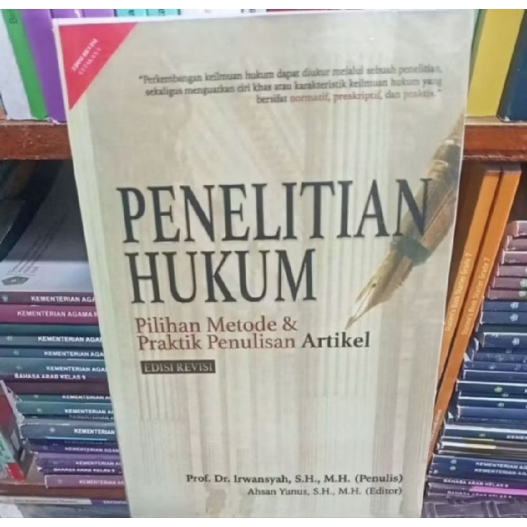 Best Seller Buku Penelitian Hukum: Pilihan Metode & Praktik Penulisan Artikel (Edisi Revisi) karya P