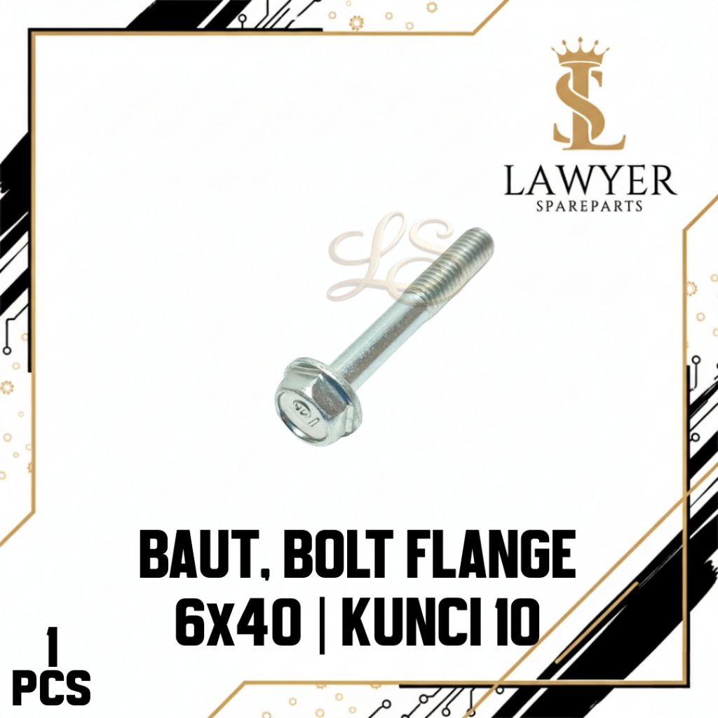 Baut Kunci 10 Bolt Flange 6x40 Vario ADV Beat PCX CB CBR 150R