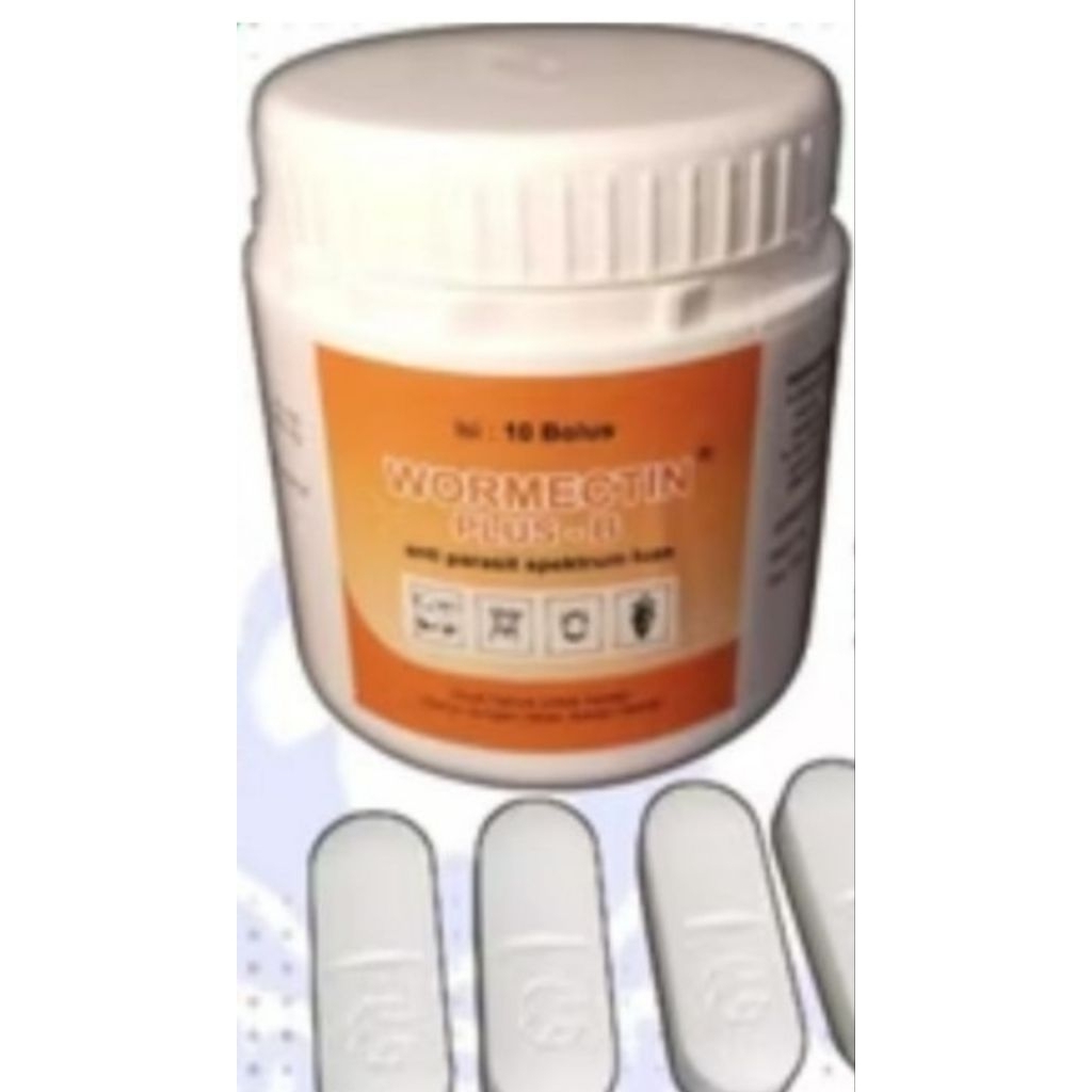 Wormectin b plus obat hewan parasit