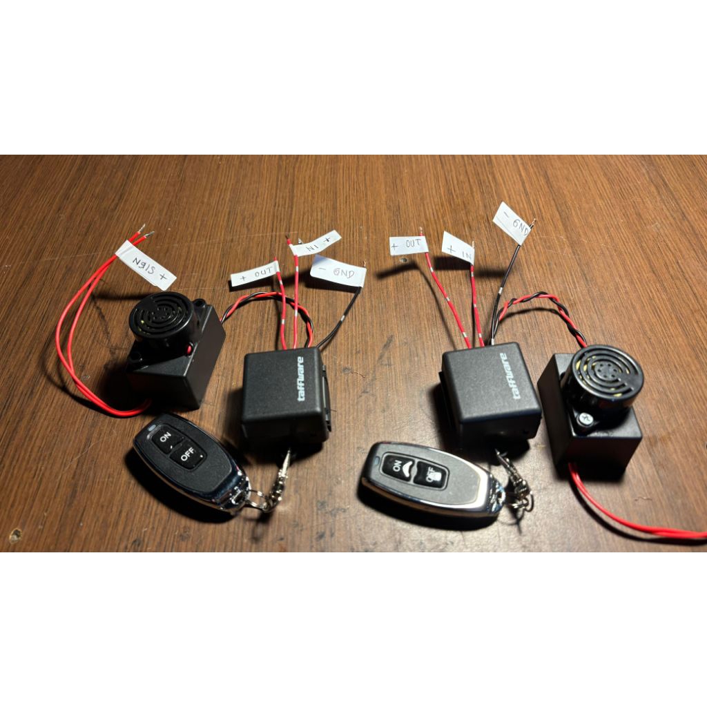 keyless plus suara bip bip universal motor ( arus dc )