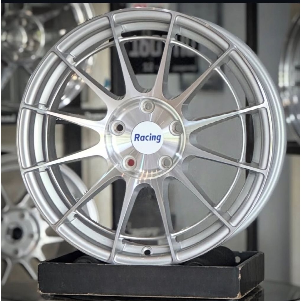 velg racing ring 17 ENKEI SPIDER FULL POLISH LEBAR 7,5 velg mobil r17 Innova reborn Almaz Civic Vent