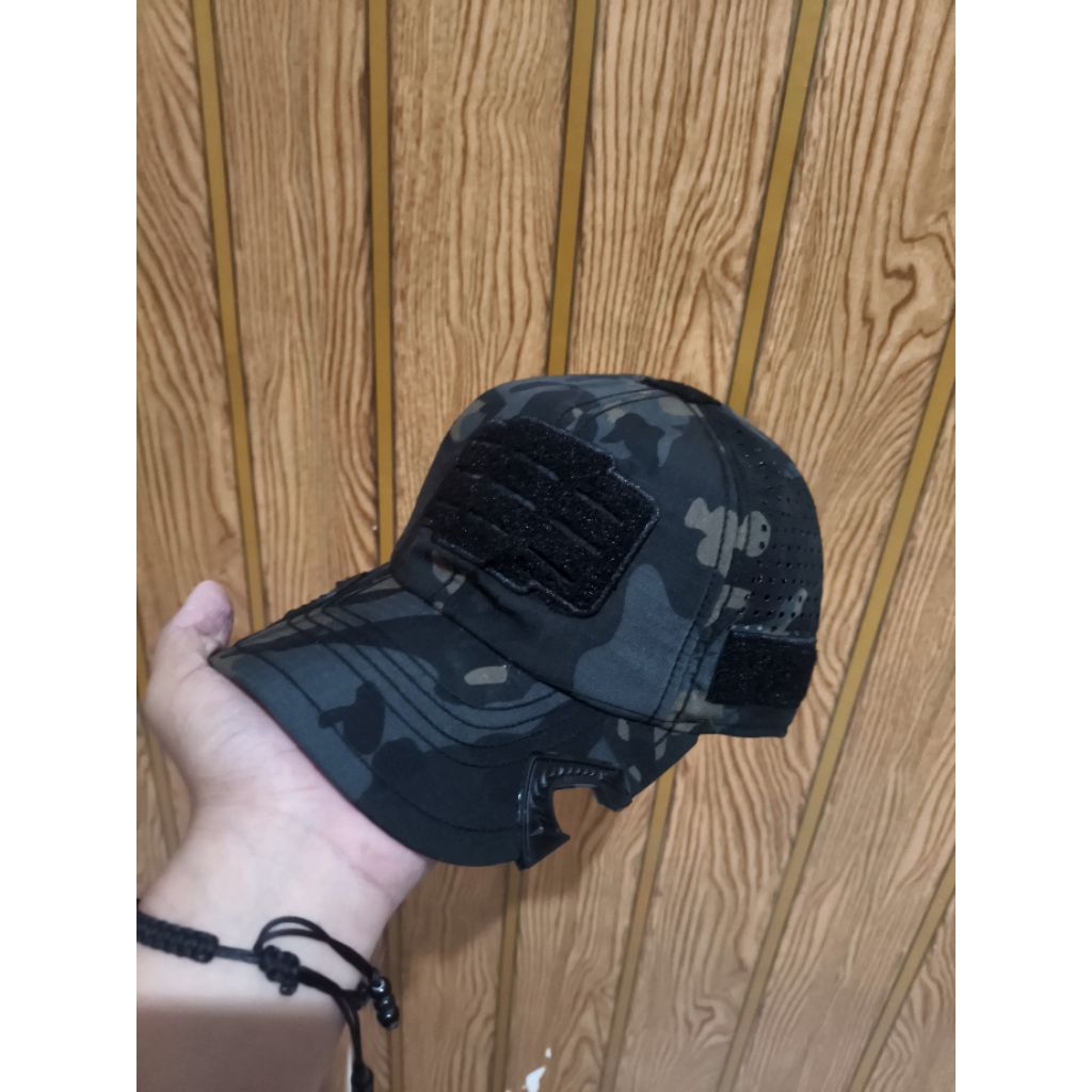 tactical coak loreng Topi Baseball Tactical Loreng Multicam dengan Kombinasi Laser Cut loreng multic