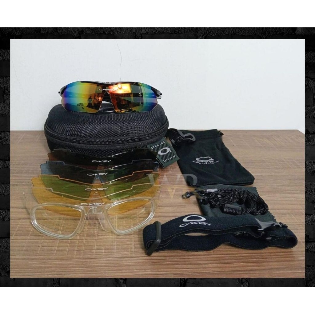 Kacamata Tactical Oakley pelindung sinar uv