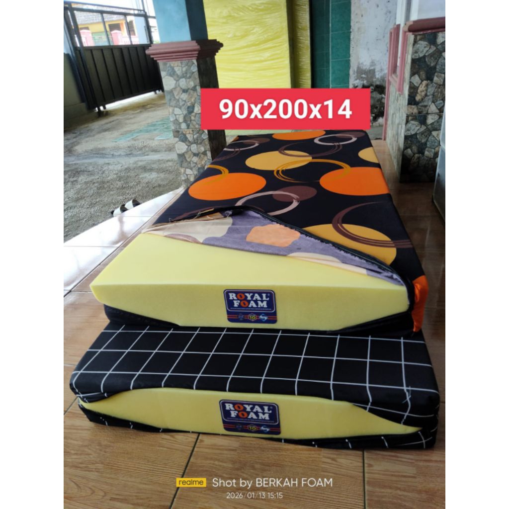 KASUR BUSA ROYAL FOAM UKURAN 200X90X14CM