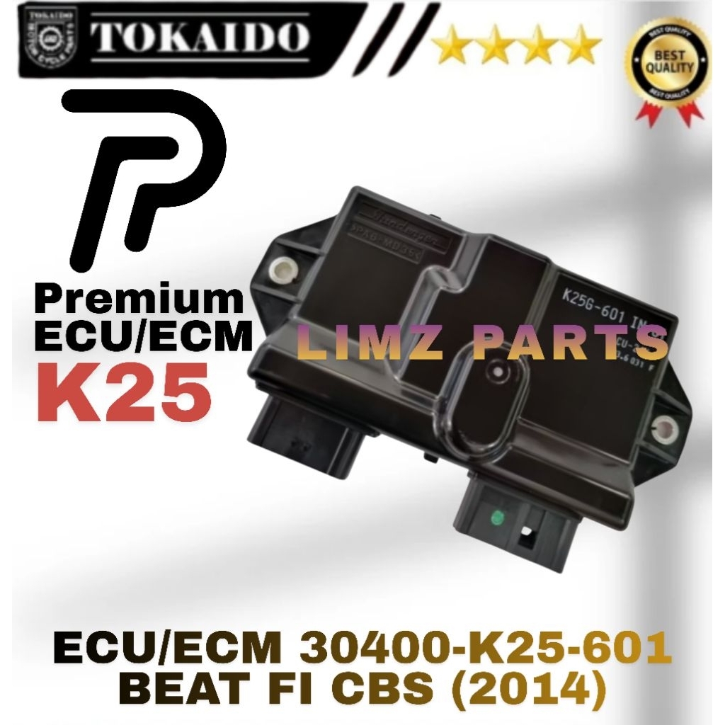 PREMIUM ECU/ECM BEAT FI CBS (NON ISS) 2014. STATER HALUS (30400-K25-601) TOKAIDO.COMPATIBLE USED:
BE