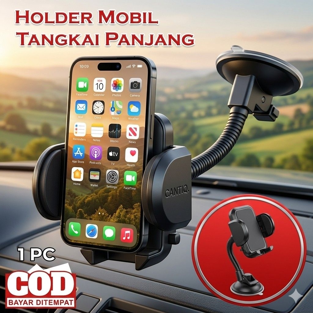 Holder Hp Mobil & Rumah Leher Panjang termurah