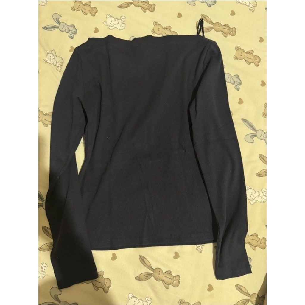 HnM Navy Off shoulder top