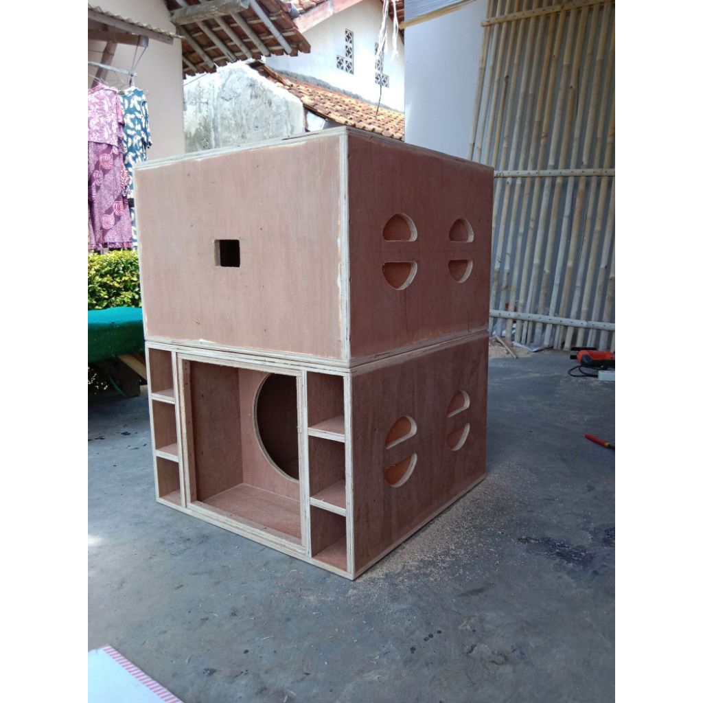 Box speaker 15in model SPL tebalan 18m