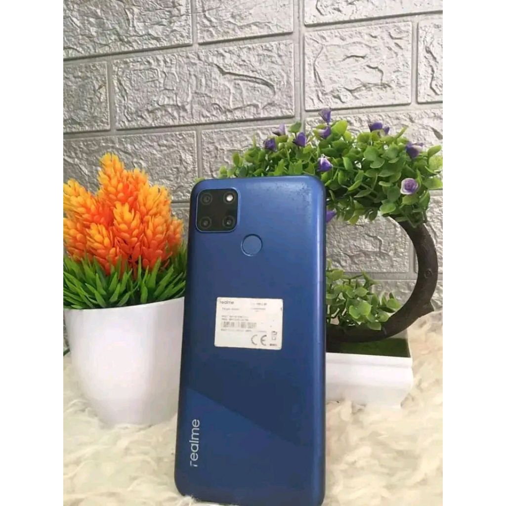 realmi c12 ram 3/32 kondisi nominus mulus second original