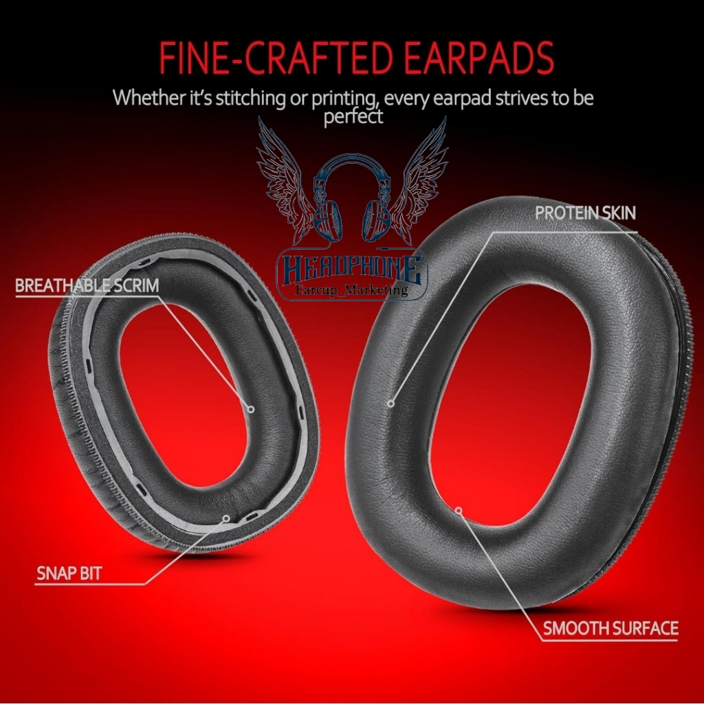 Bantalan Busa Earcup Earpad Headphones Foam Marshall Monitor II ANC - Marshall Monitor 2 ANC