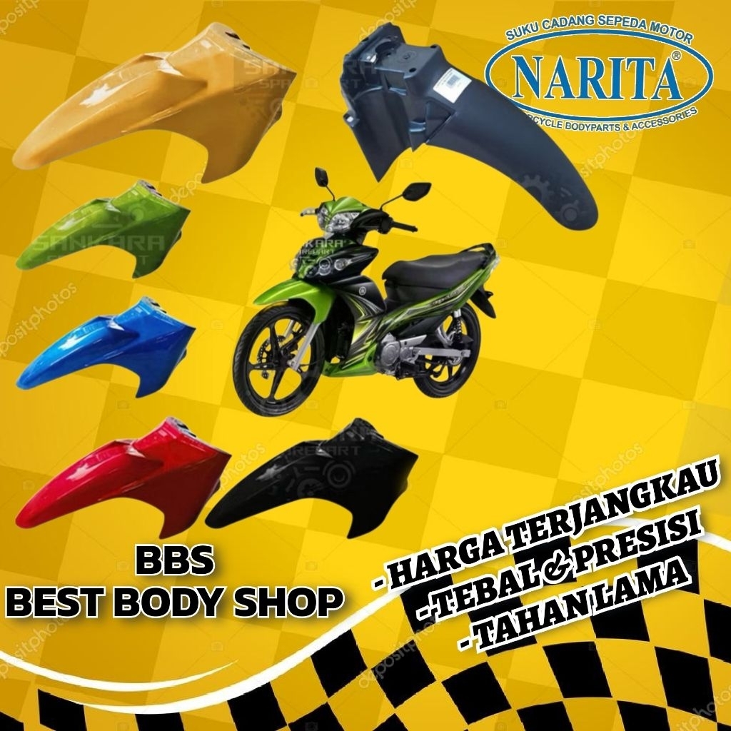 Cover Body Spakbor Depan Yamaha Jupiter Z 2010 2011 2012 | Bodi Slebor Depan Jupiter Z Robot Warna H