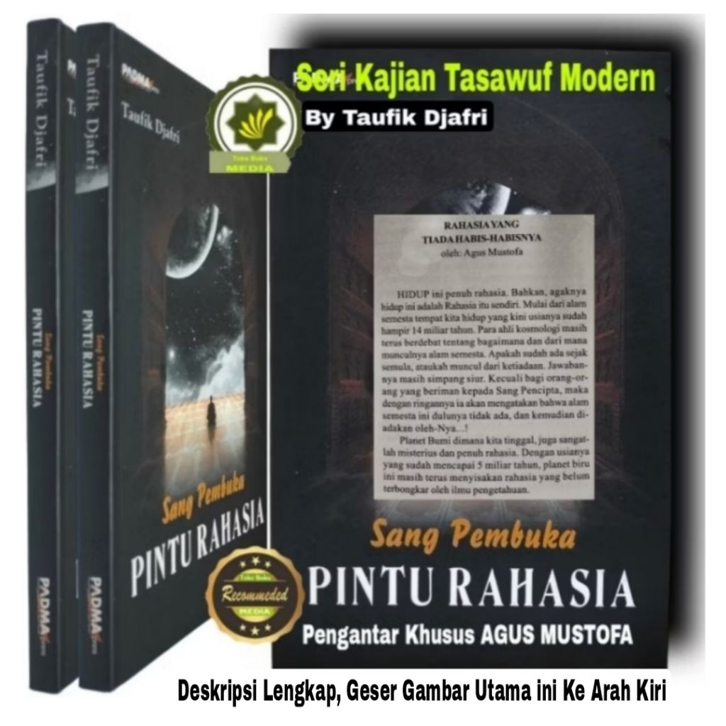 Buku Seri TASAWUF MODERN SANG PEMBUKA PINTU RAHASIA Serial Hikmah Taufik Djafri Ke 7 Kajian TASAWUF 