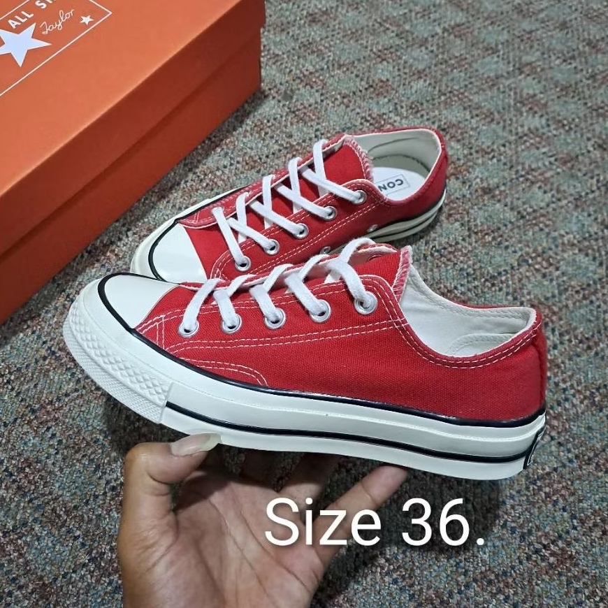 Converse 70s Low Enamel Red classic Original