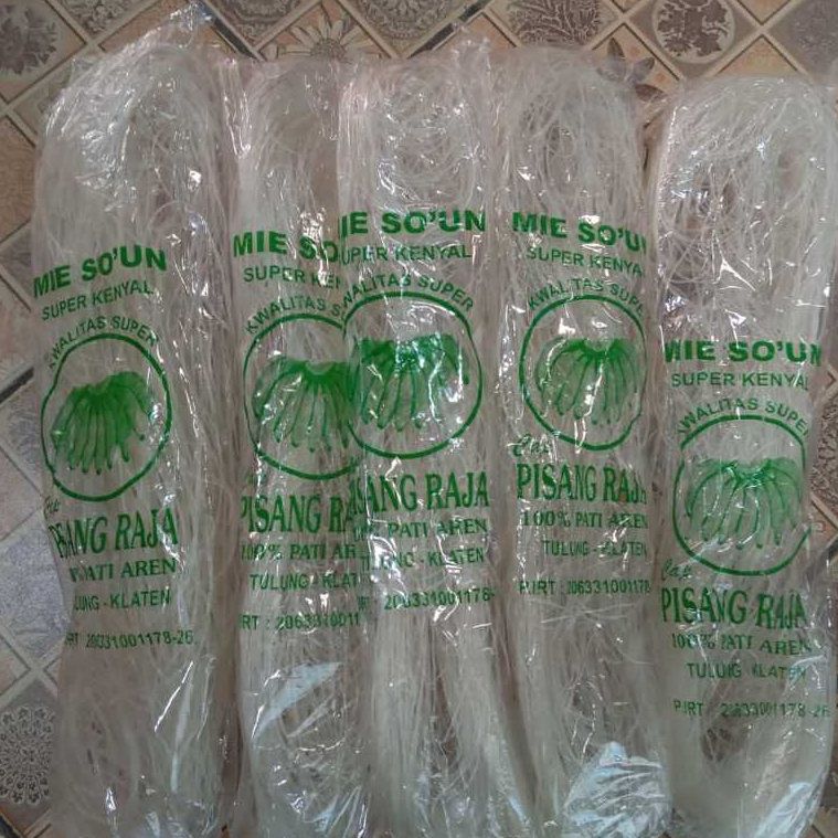 Mie Bihun Soun Putih Pati Aren Asli Khas Klaten 1 Ball isi 20 Pcs Murah Meriah