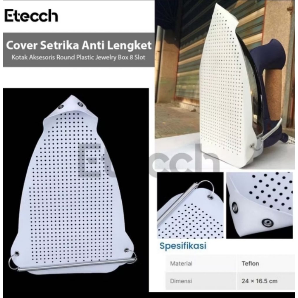 Cover Setrika Anti Lengket Anti Keset, Melicinkan Pakaian