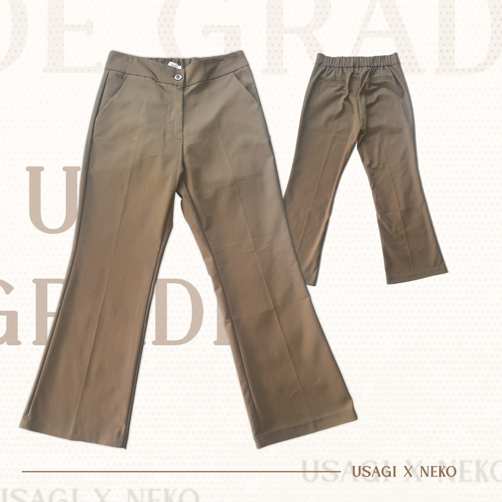 Celana kerja katun strech by Upgrade