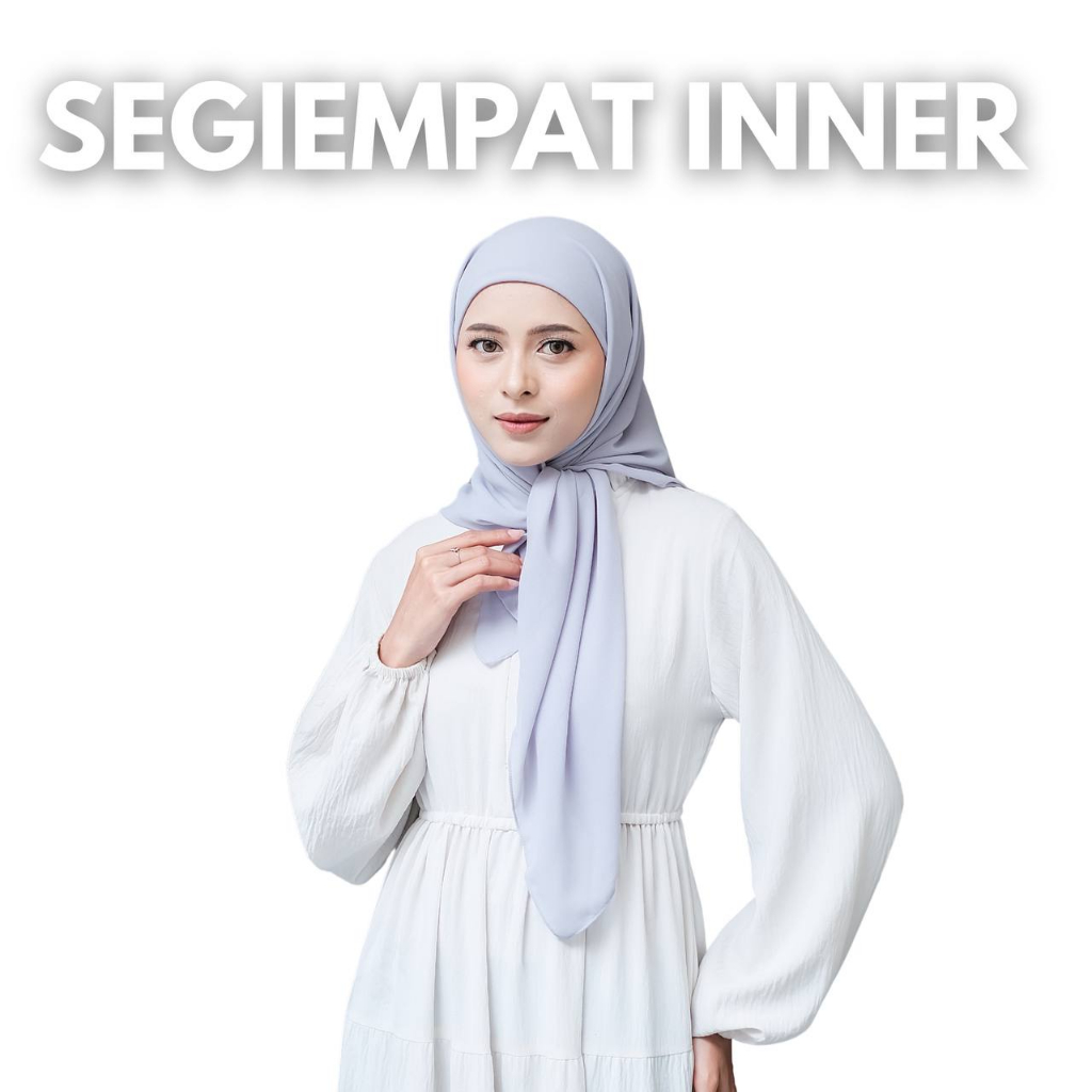 KATINE SCARF - Hijab Segi Empat Inner Premium - Segi Empat Inner Ceruty - Hijab Instan Inner