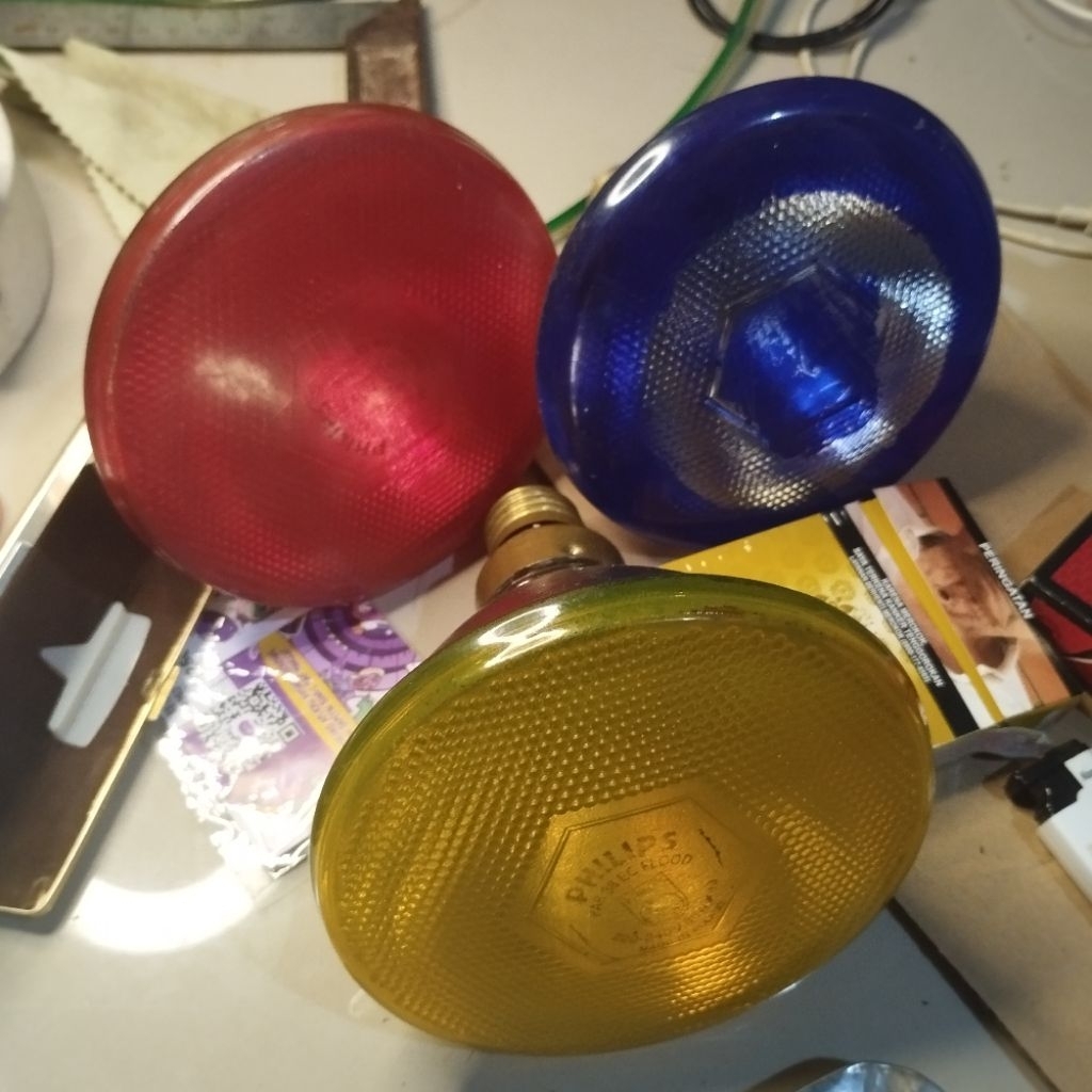 lampu tembak philips PAR 35 disco warna warni 80w