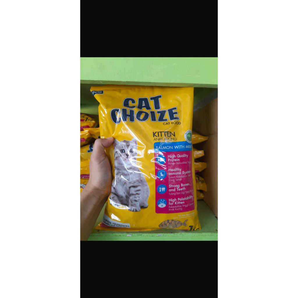 CAT CHOIZE KITTEN  1 KG / CATCHOIZE KITTEN makanan kucing usia 2-12 bulan