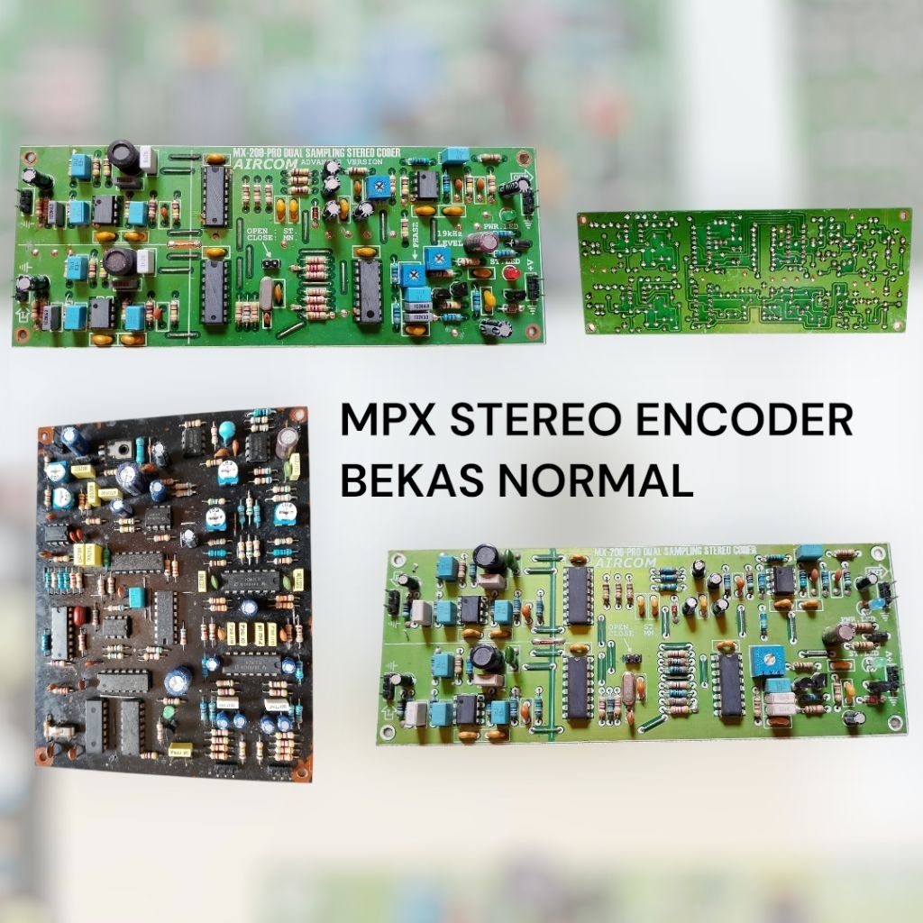 MPX STEREO ENCODER PEMANCAR FM BEKAS NORMAL