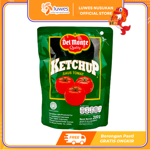 Delmonte Ketchup Saos Tomat Refill 200gr
