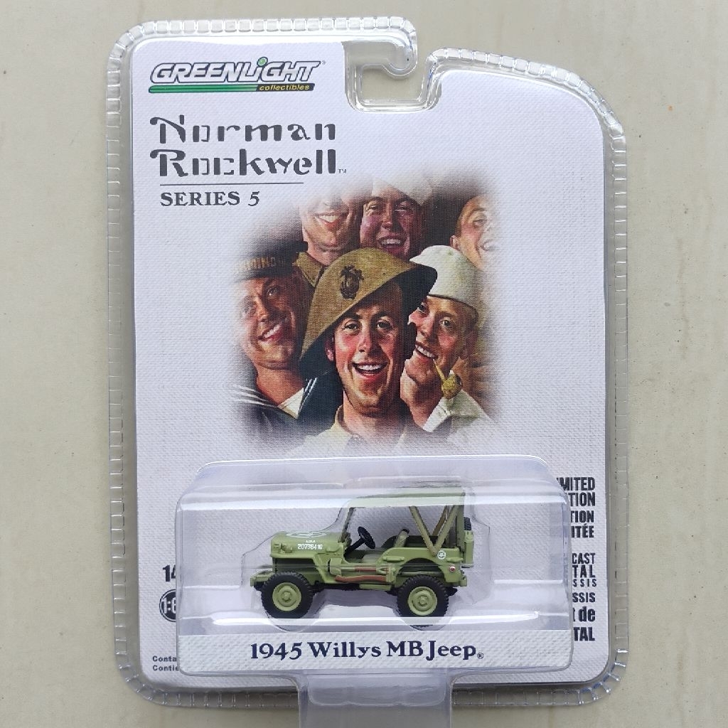 Greenlight 1945 Willys MB Jeep Norman Rockwell