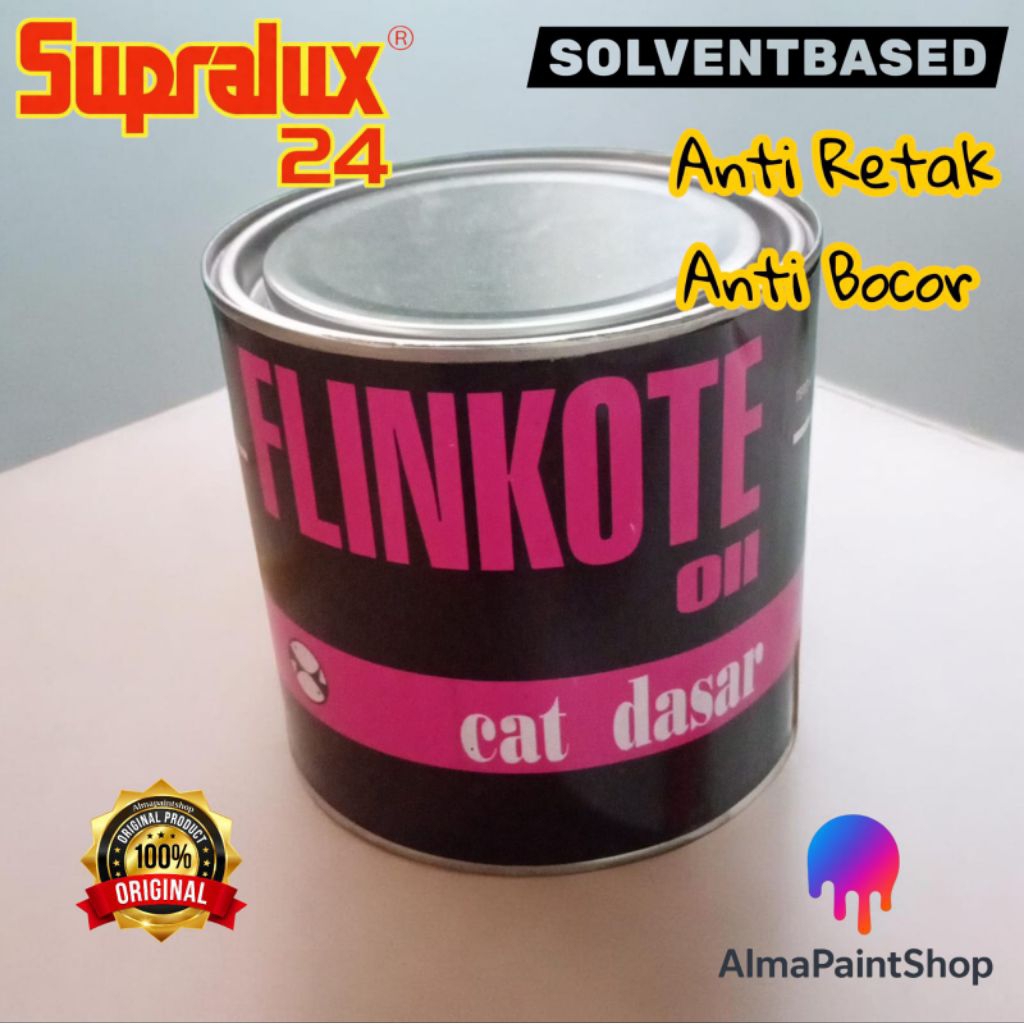 SUPRALUX Cat Flinkote Oil Anti Bocor 0,8Kg (Kaleng)