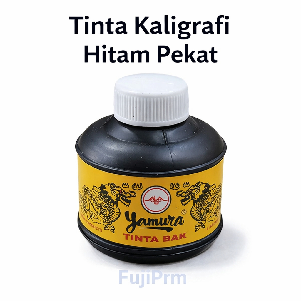 Tinta Kaligrafi Hitam Yamura Besar Tinta Cina Pekat Untuk Kuas Lukis Seni Sekolah