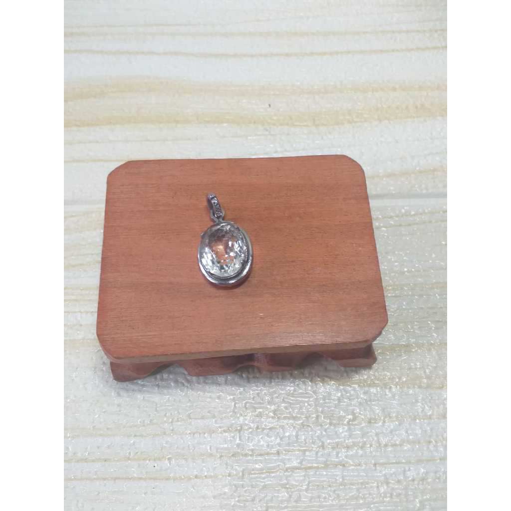 Liontin Batu Kristopas Kristal - Natural Batu / Batu Asli